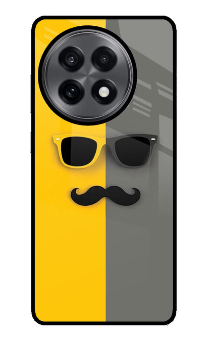 Sunglasses with Mustache OnePlus 13R Back Cover
