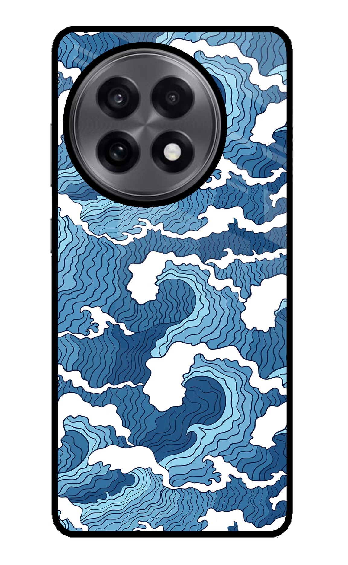 Blue Waves OnePlus 13R Back Cover