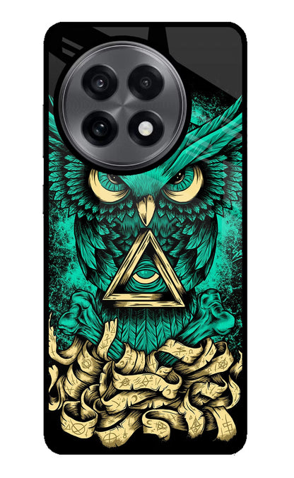 Green Owl OnePlus 13R Back Cover
