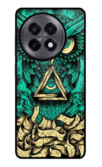 Green Owl OnePlus 13R Back Cover