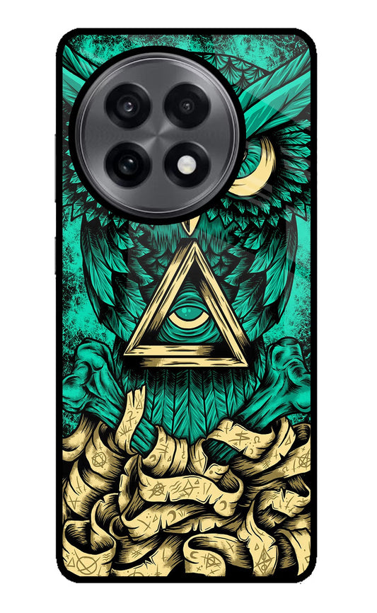Green Owl OnePlus 13R Back Cover