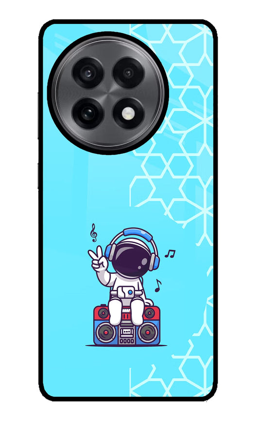 Cute Astronaut Chilling OnePlus 13R Back Cover