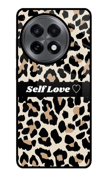Leopard Print Self Love OnePlus 13R Back Cover