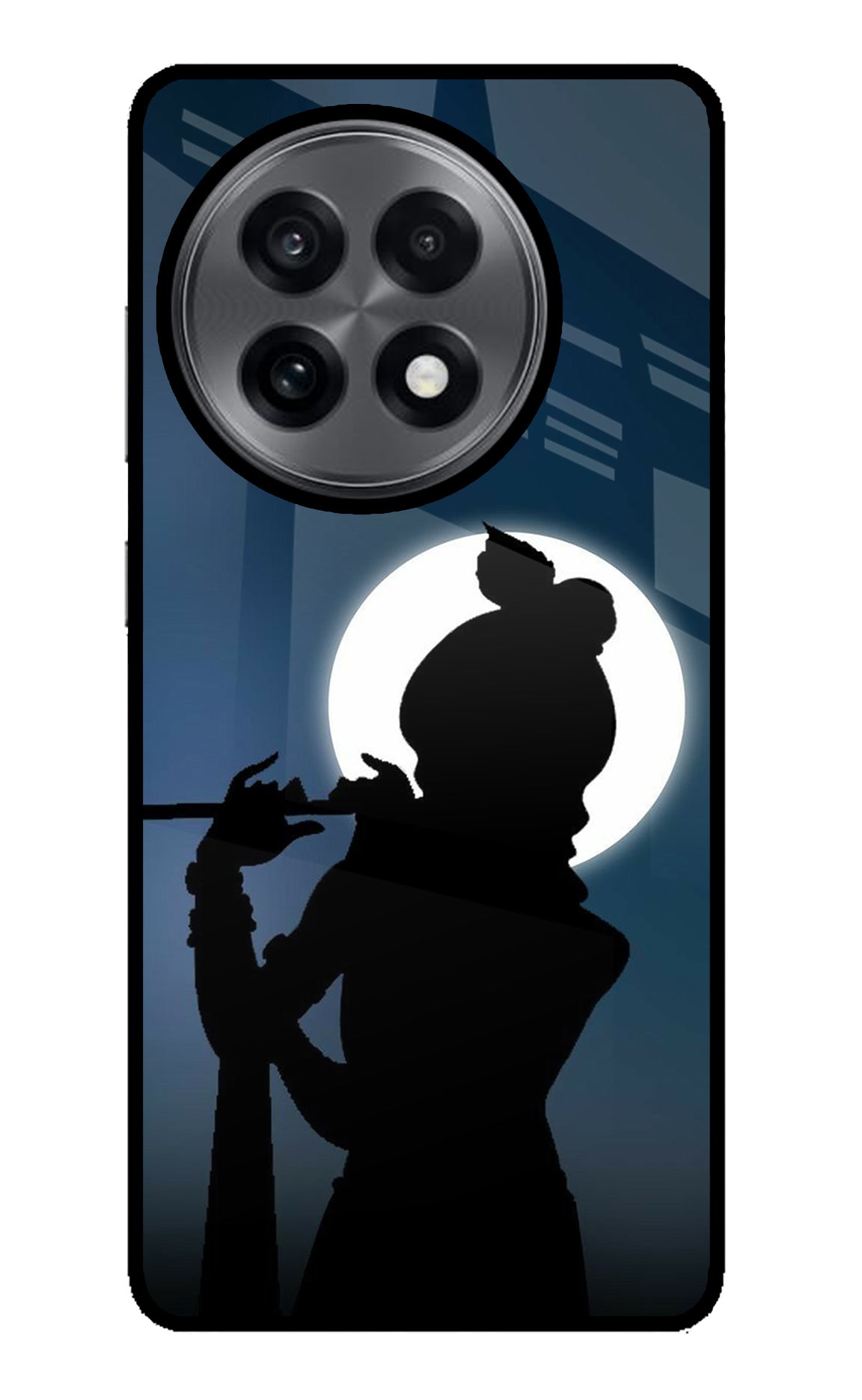 Shri Krishna Silhouette OnePlus 13R Back Cover