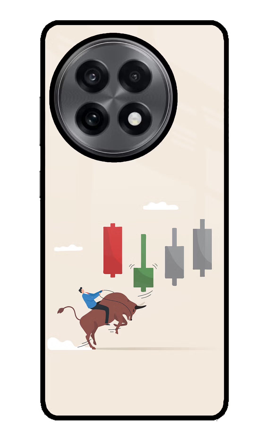 Bull Trading Momentum OnePlus 13R Back Cover