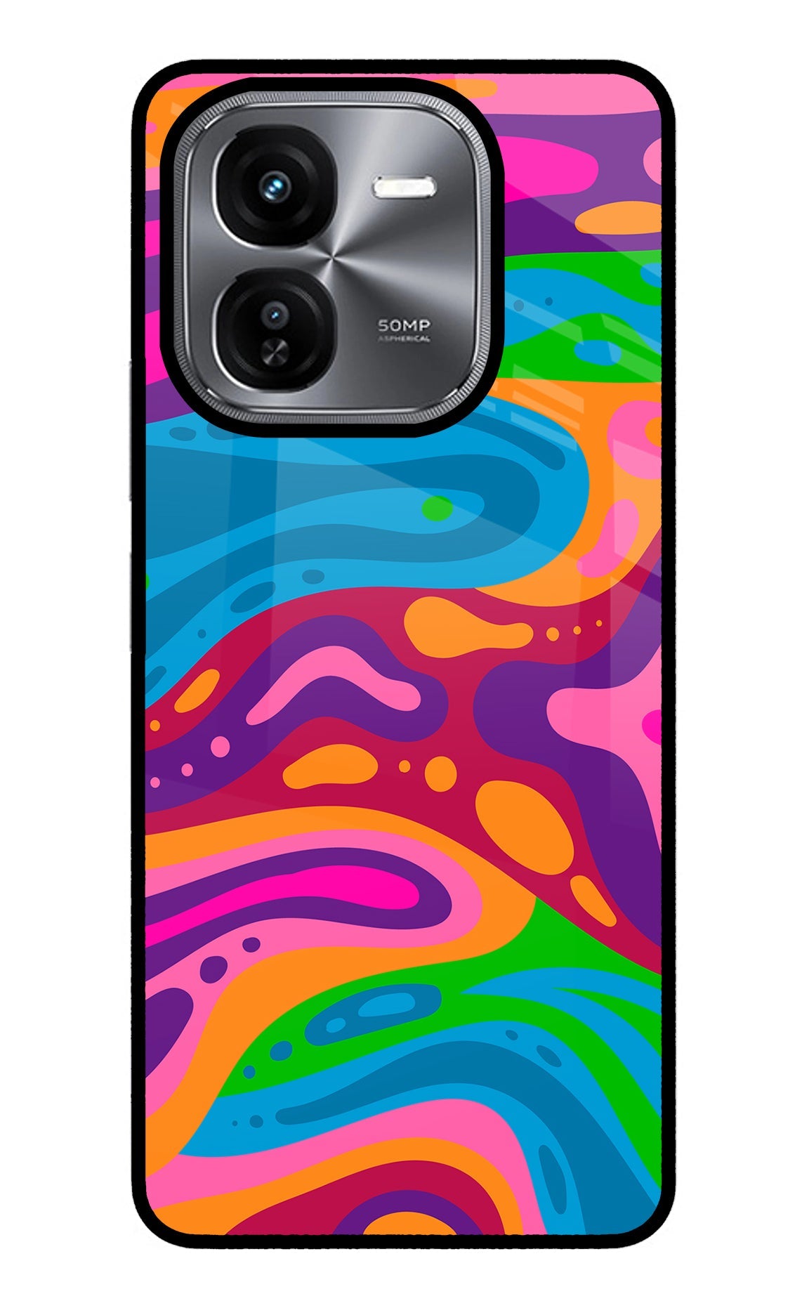 Trippy Pattern iQOO Z9X Back Cover