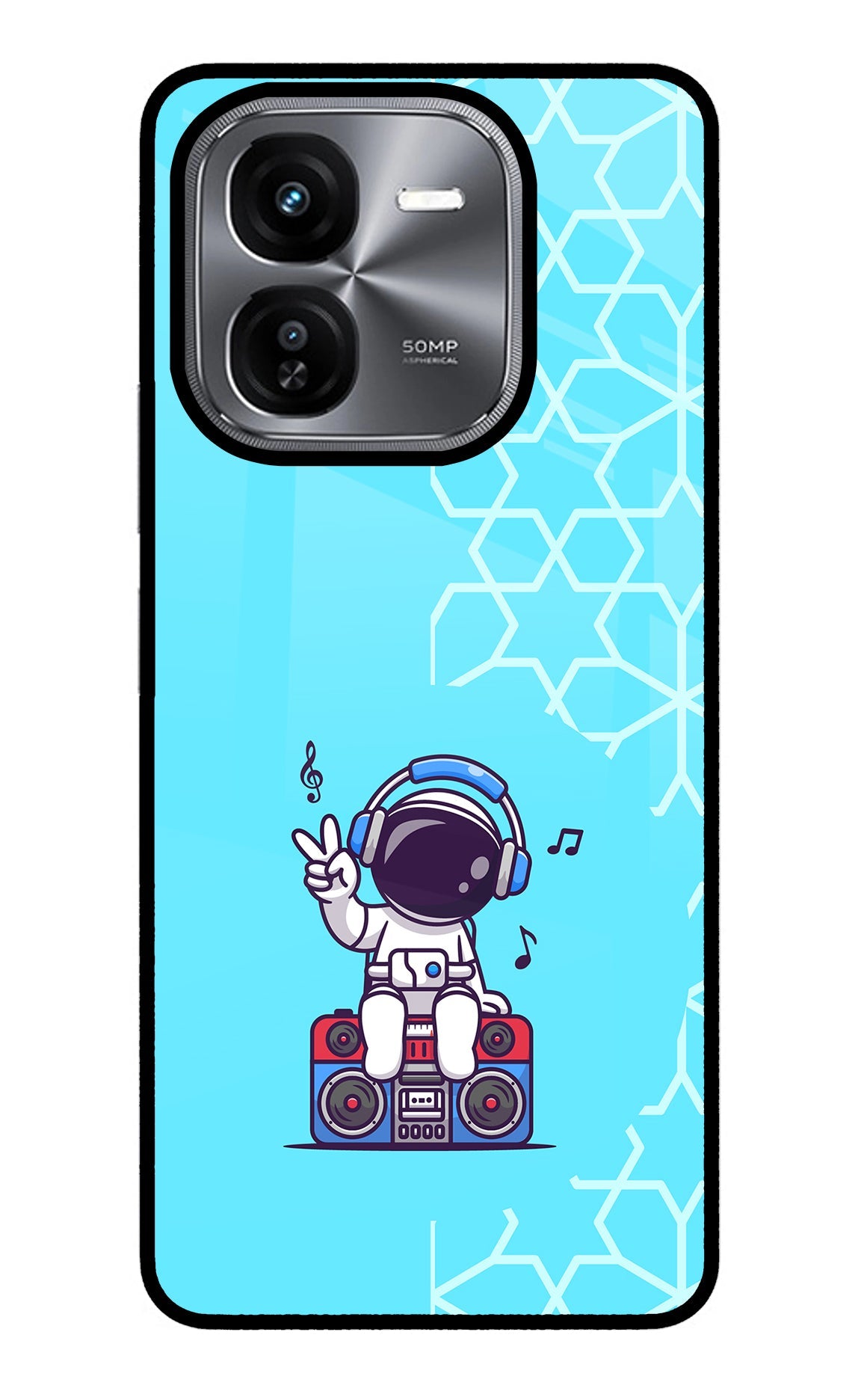 Cute Astronaut Chilling iQOO Z9X Back Cover