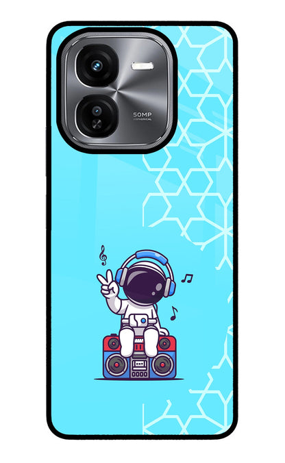 Cute Astronaut Chilling iQOO Z9X Back Cover