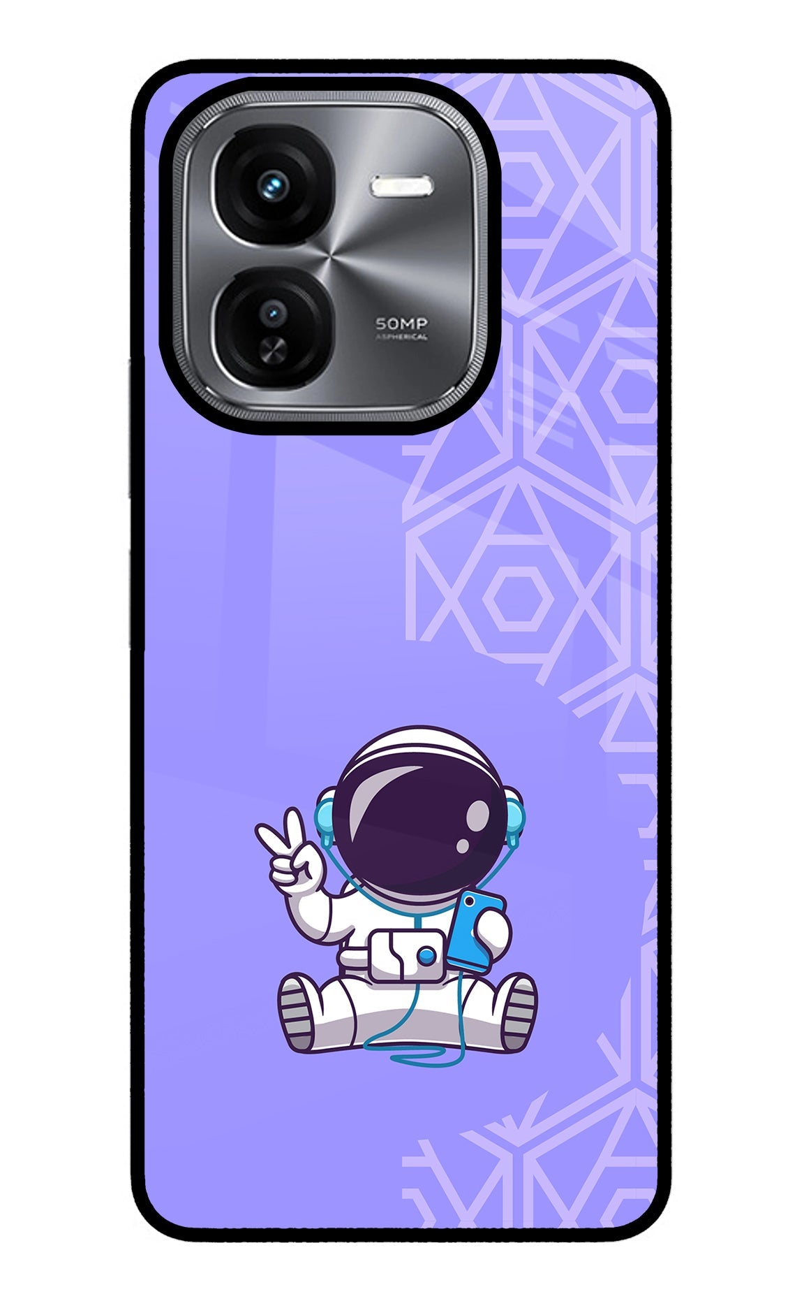 Cute Astronaut Chilling iQOO Z9X Back Cover