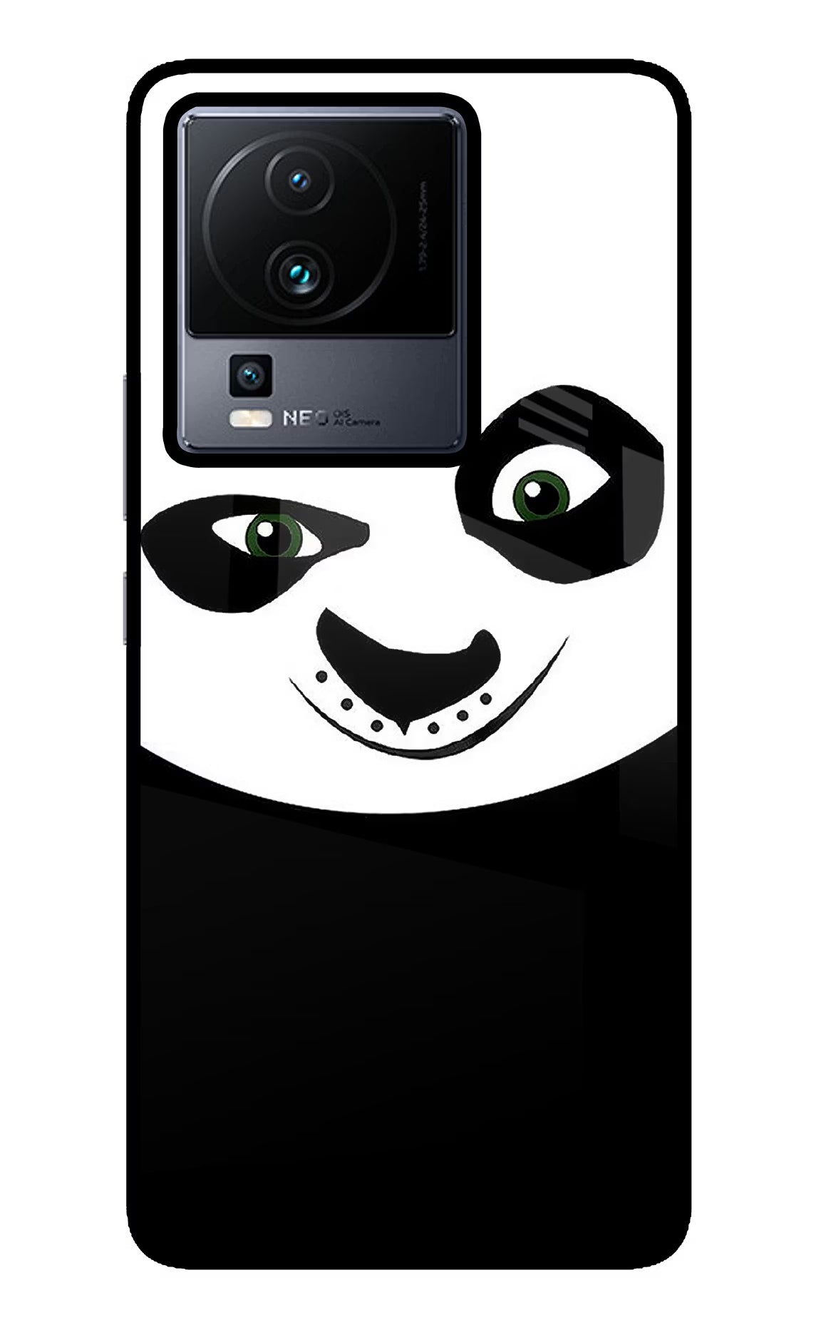 Panda iQOO Neo 7 Pro Back Cover Glass Case - Hello Swanky
