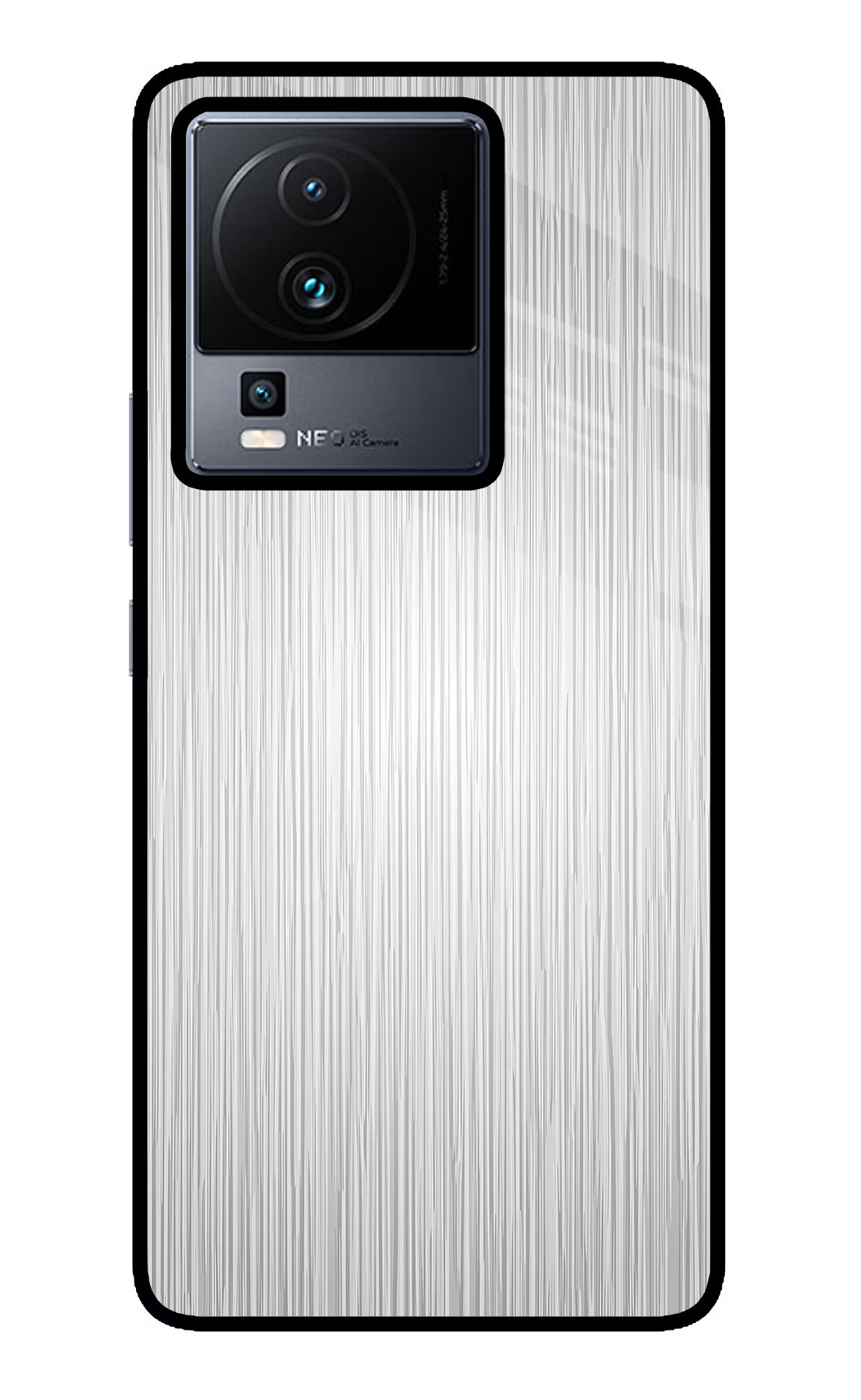 Wooden Grey Texture iQOO Neo 7 Pro Back Cover Glass Case - Hello Swanky