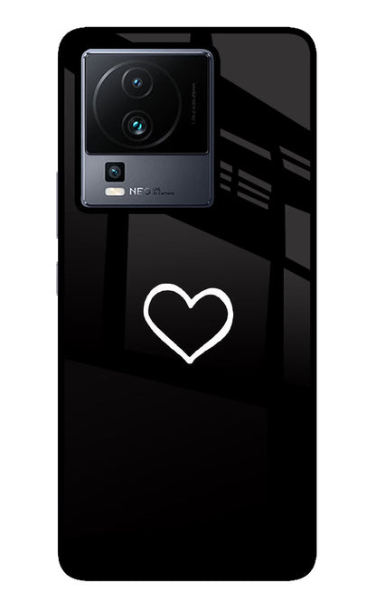 Heart iQOO Neo 7 Pro Back Cover Glass Case - Hello Swanky