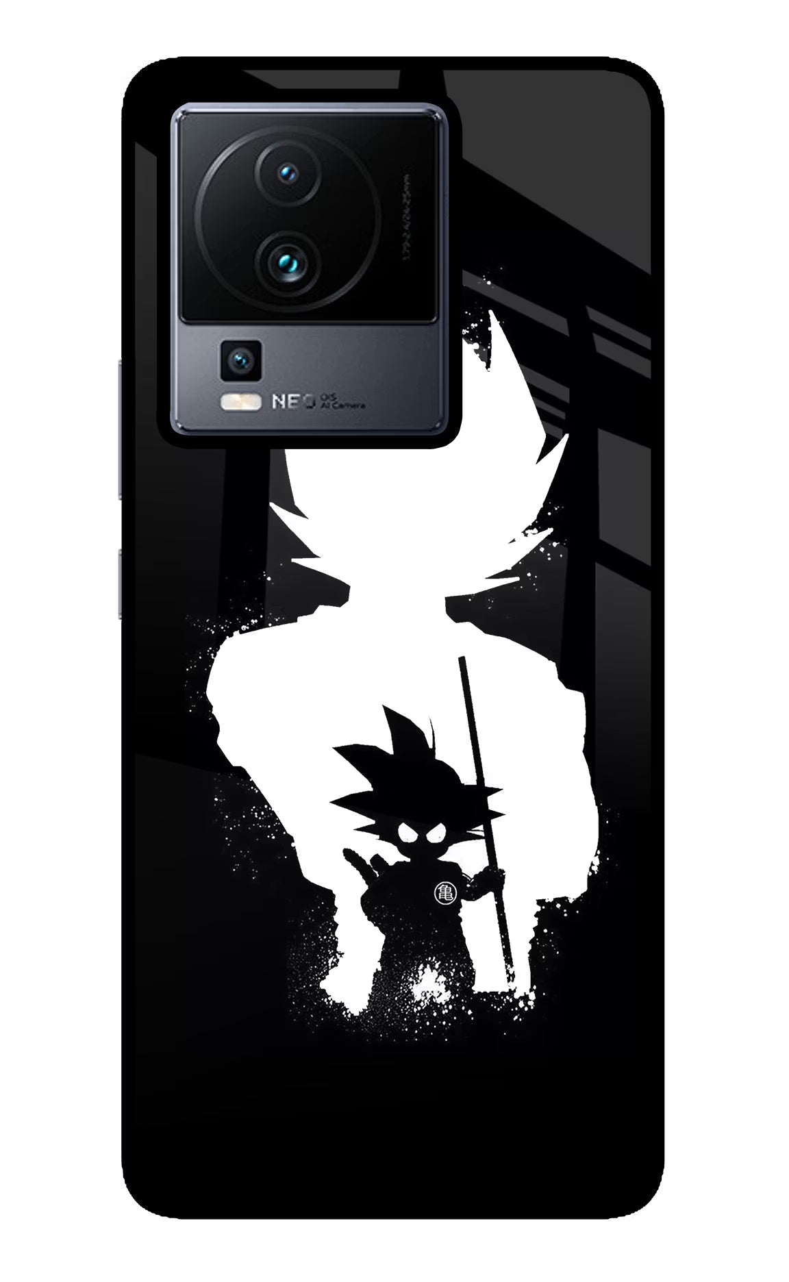 Goku Shadow iQOO Neo 7 Pro Back Cover Glass Case - Hello Swanky