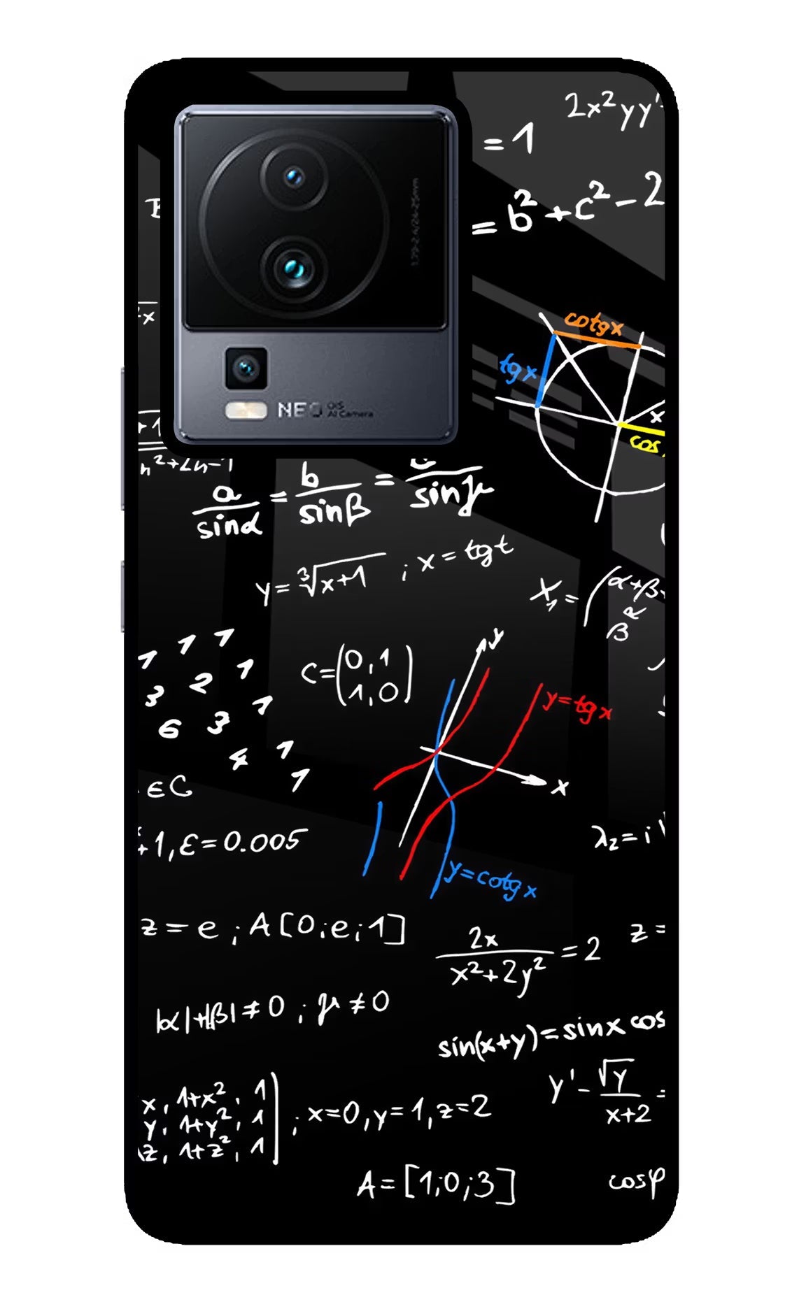 Mathematics Formula iQOO Neo 7 Pro Back Cover Glass Case - Hello Swanky