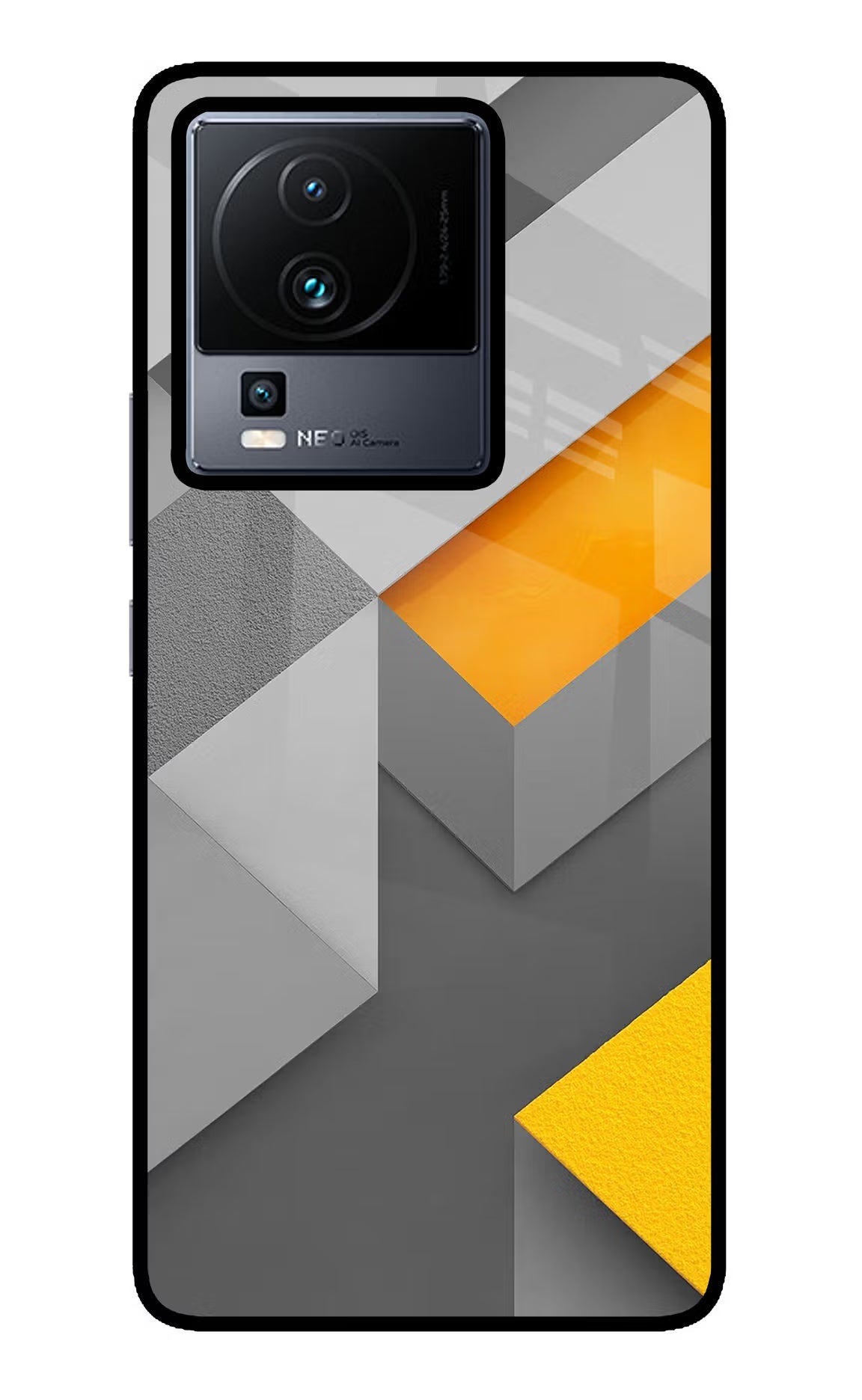 Abstract iQOO Neo 7 Pro Back Cover Glass Case - Hello Swanky