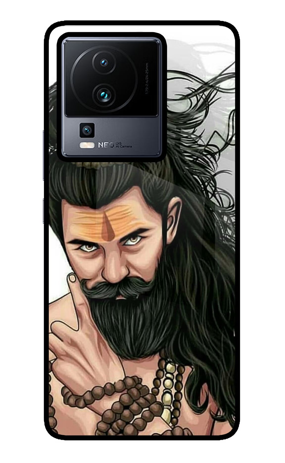 Mahadev iQOO Neo 7 Pro Back Cover Glass Case - Hello Swanky