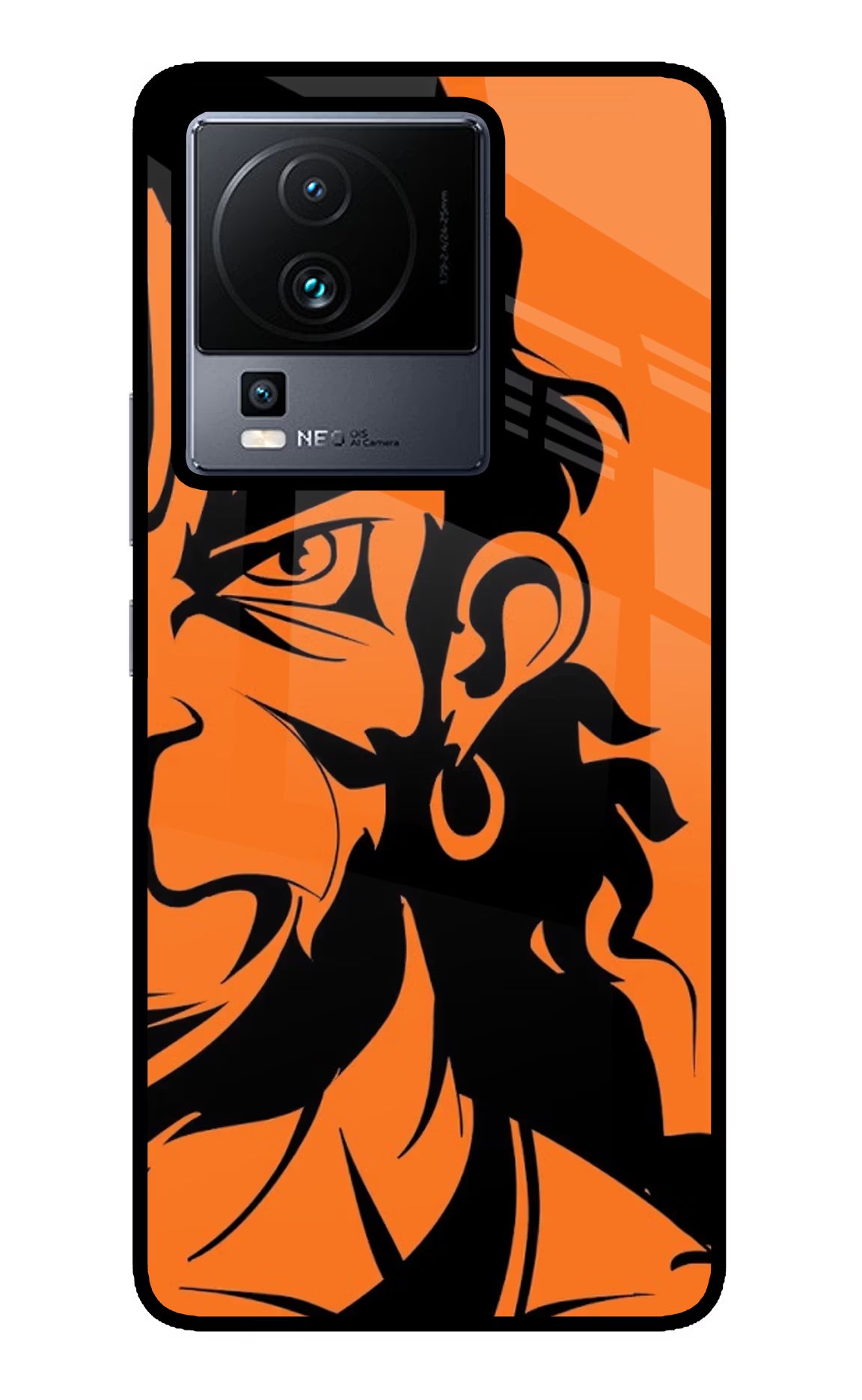 Hanuman iQOO Neo 7 Pro Back Cover Glass Case - Hello Swanky