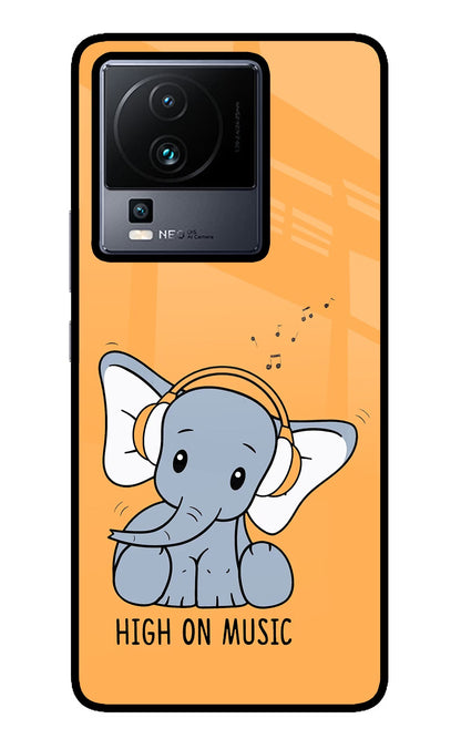 High On Music iQOO Neo 7 Pro Back Cover Glass Case - Hello Swanky