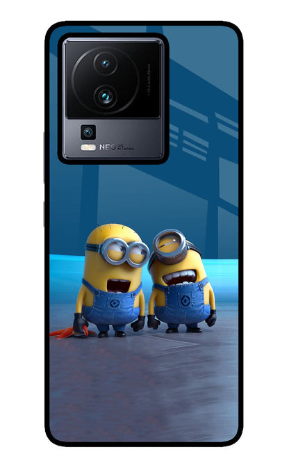 Minion Laughing iQOO Neo 7 Pro Back Cover Glass Case - Hello Swanky