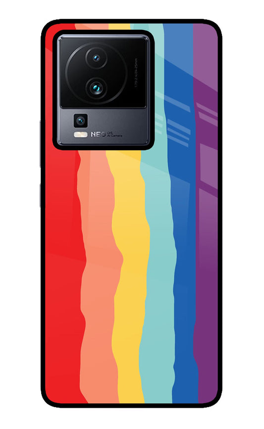 Rainbow iQOO Neo 7 Pro Back Cover Glass Case - Hello Swanky
