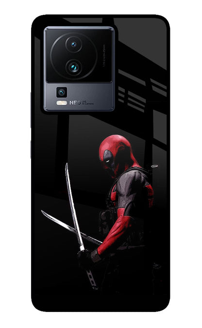 Deadpool iQOO Neo 7 Pro Back Cover Glass Case - Hello Swanky