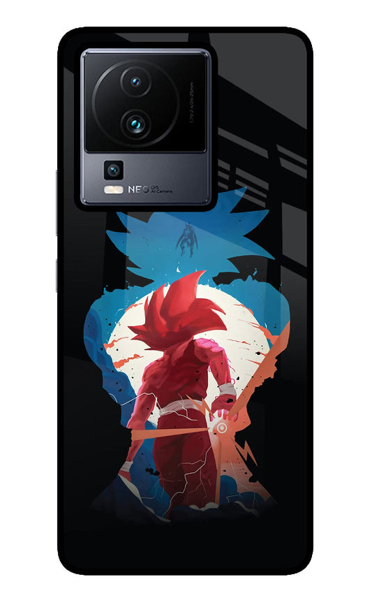 Goku iQOO Neo 7 Pro Back Cover Glass Case - Hello Swanky