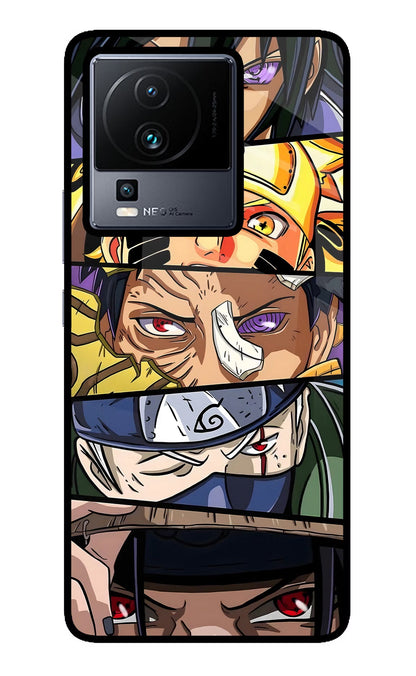Naruto Character iQOO Neo 7 Pro Back Cover Glass Case - Hello Swanky