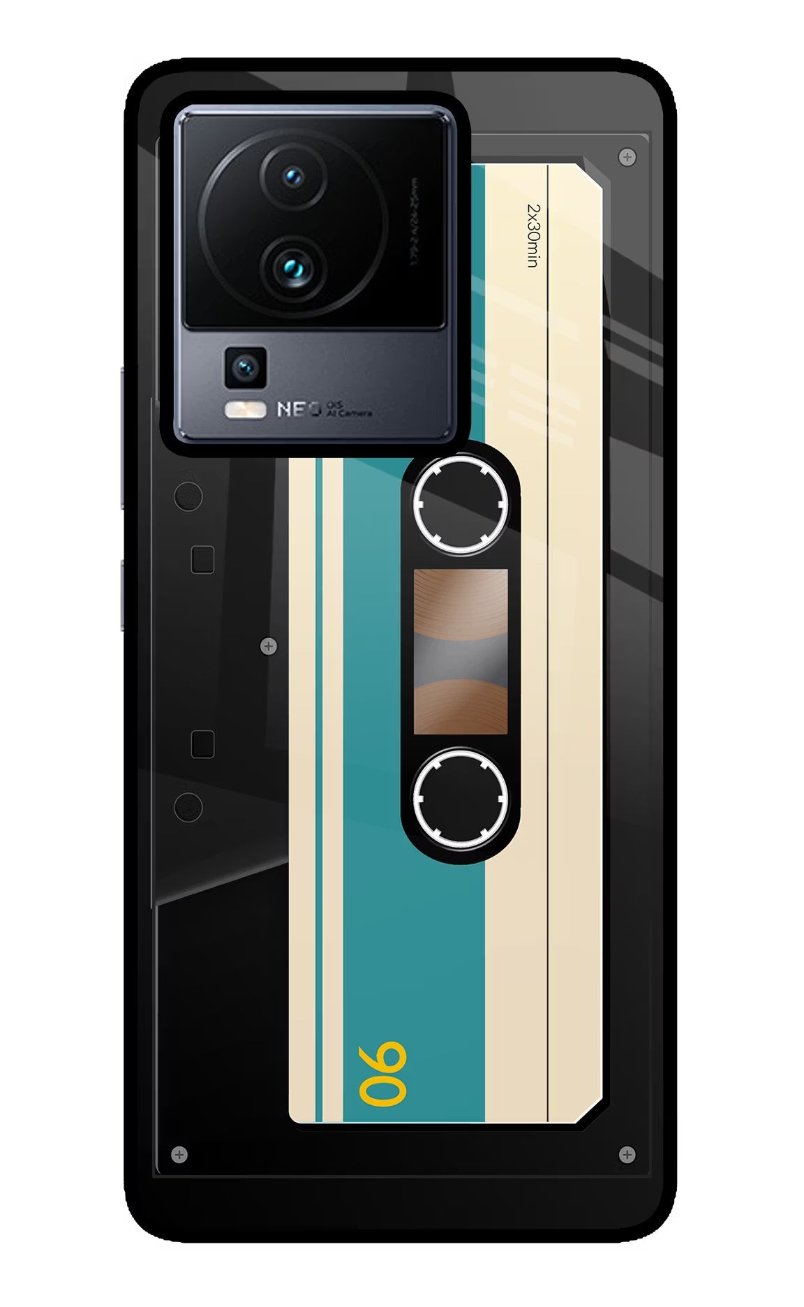 Cassette iQOO Neo 7 Pro Back Cover Glass Case - Hello Swanky