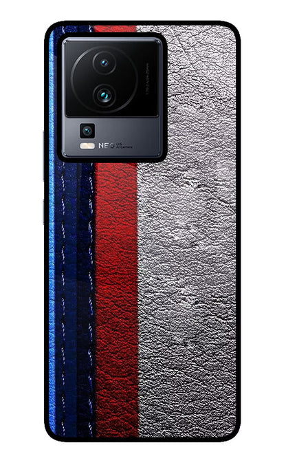 BMW Stripes iQOO Neo 7 Pro Back Cover Glass Case - Hello Swanky