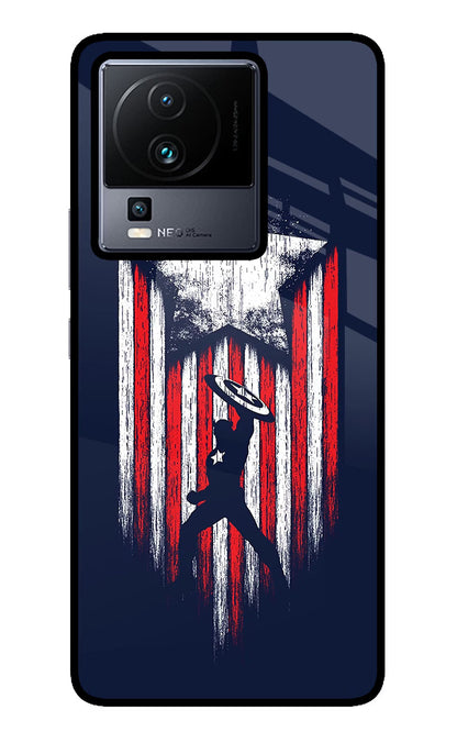 Captain America Marvel Art iQOO Neo 7 Pro Back Cover Glass Case - Hello Swanky