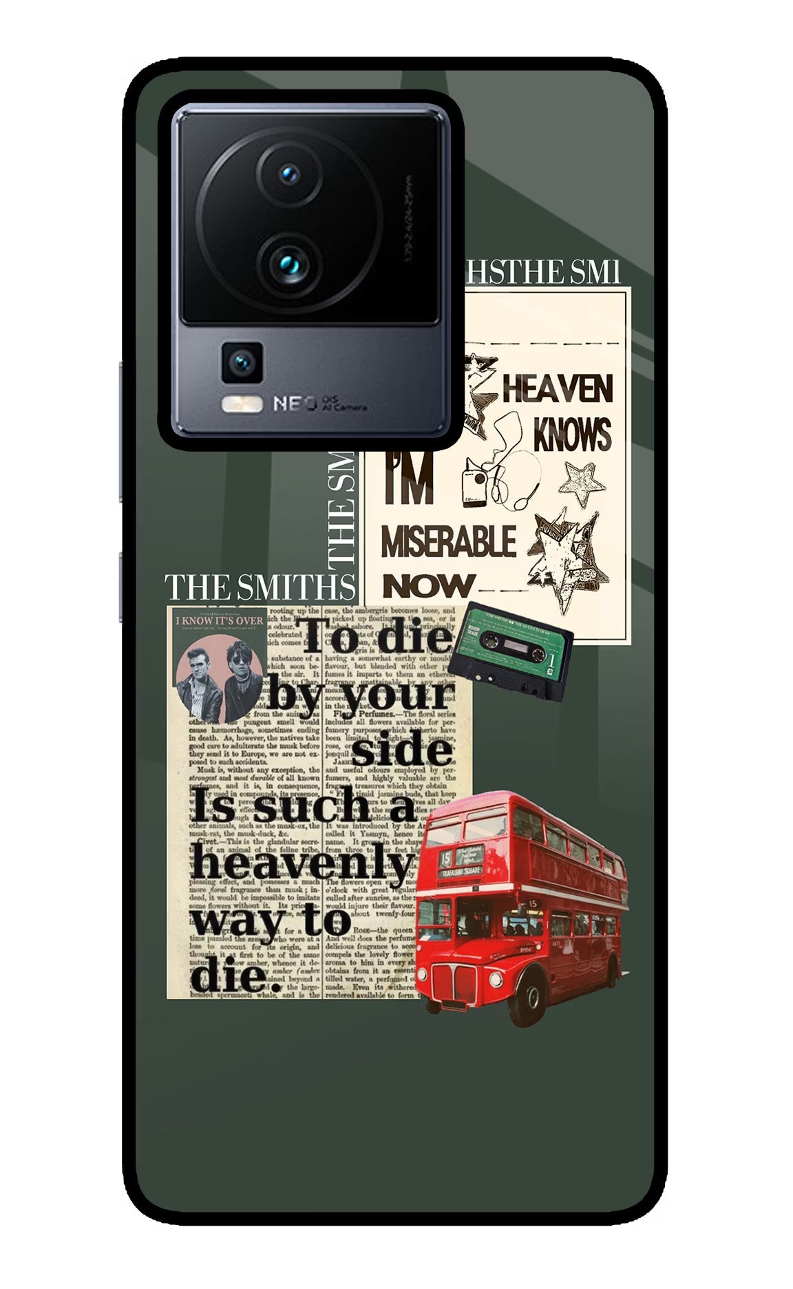 The Smiths iQOO Neo 7 Pro Back Cover Glass Case - Hello Swanky