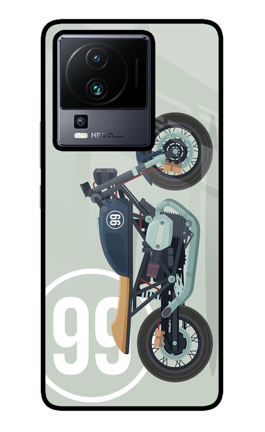Classic Cafe Racer 99 iQOO Neo 7 Pro Back Cover Glass Case - Hello Swanky