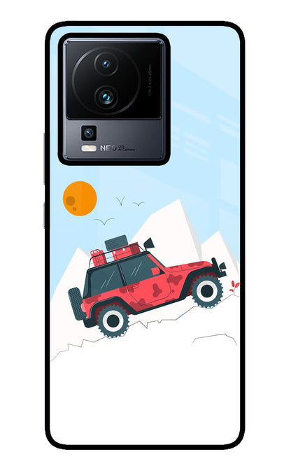 Mountain Trail Beast iQOO Neo 7 Pro Back Cover Glass Case - Hello Swanky