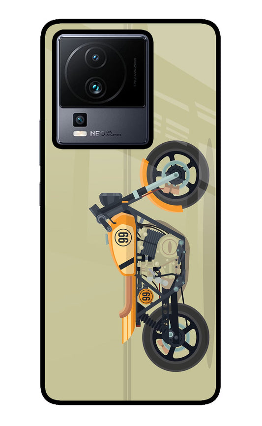 Vertical Speedster iQOO Neo 7 Pro Back Cover Glass Case - Hello Swanky