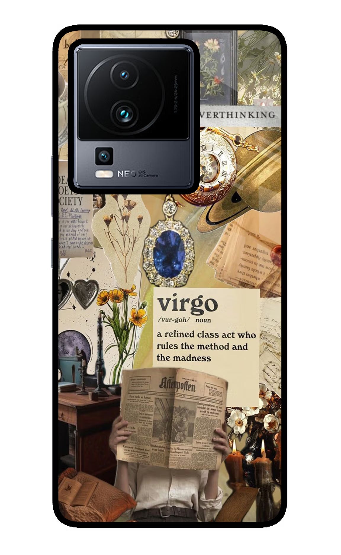 Virgo Zodiac iQOO Neo 7 Pro Back Cover Glass Case - Hello Swanky