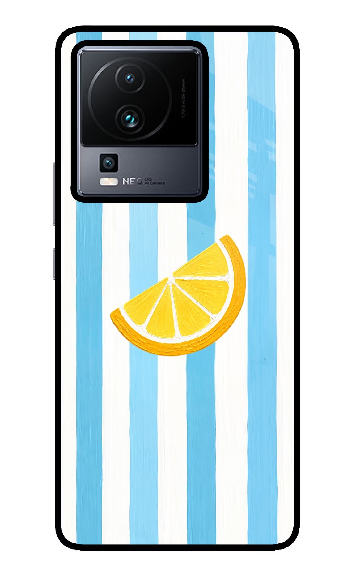 Summer Lemon iQOO Neo 7 Pro Back Cover Glass Case - Hello Swanky
