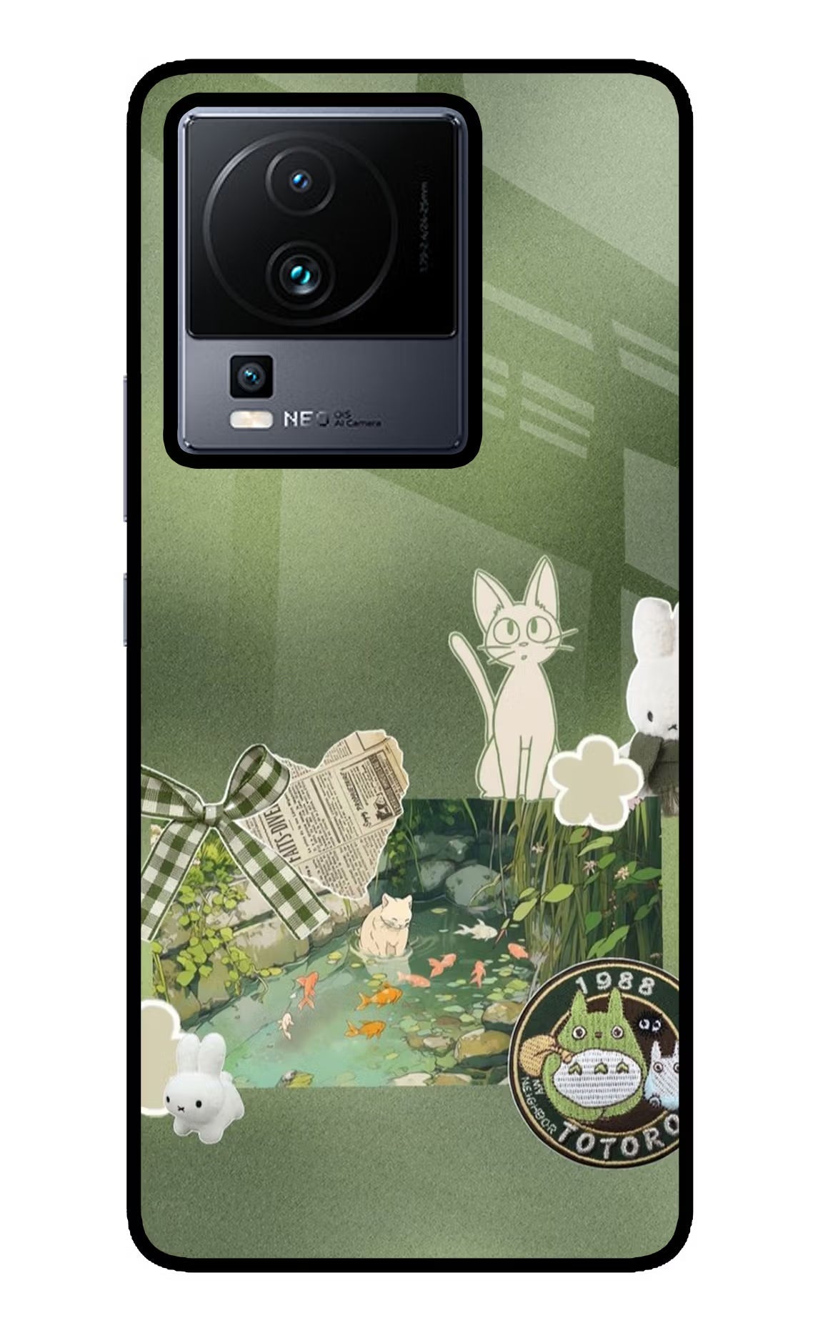 Aesthetic Anime iQOO Neo 7 Pro Back Cover Glass Case - Hello Swanky