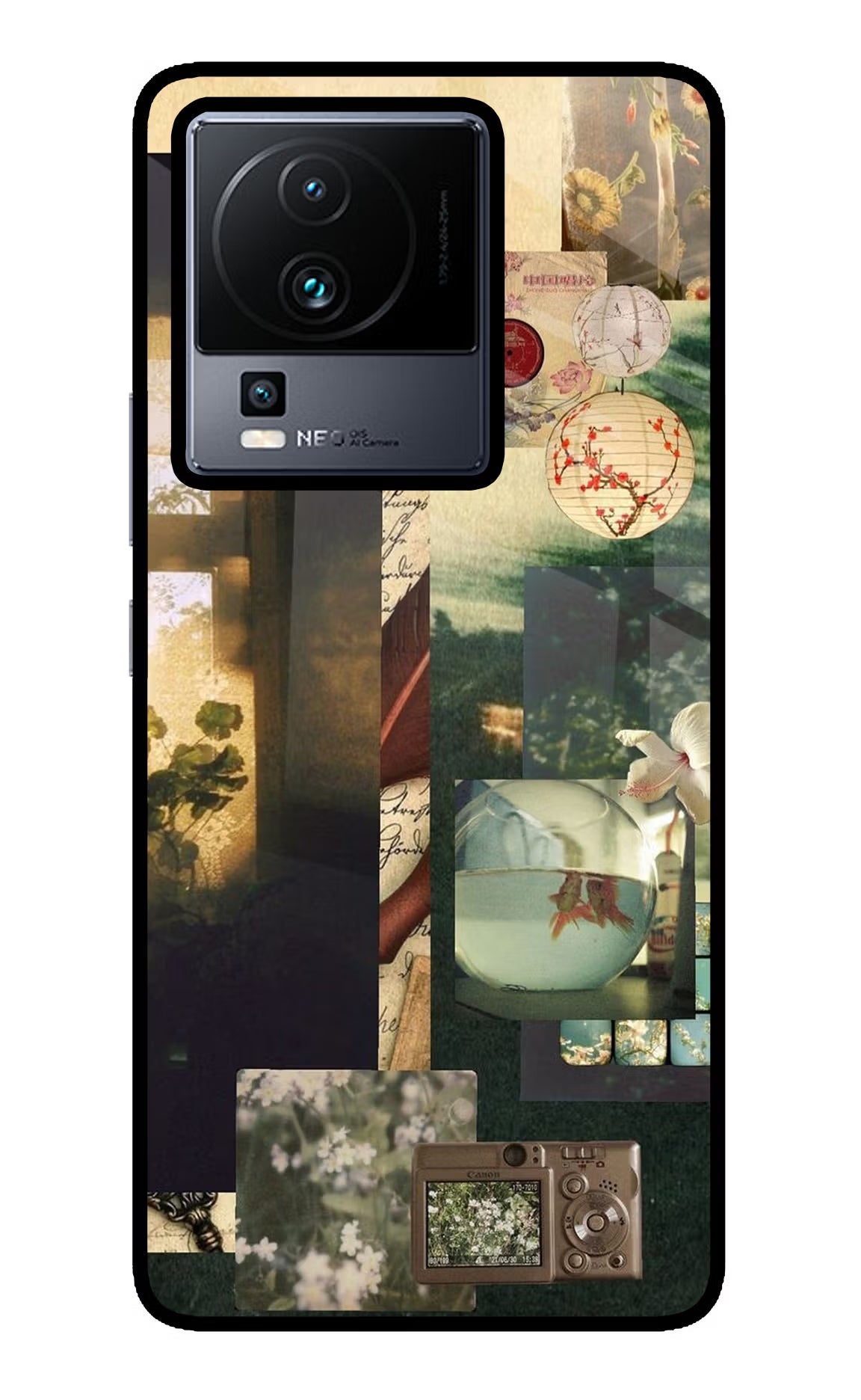 Summer iQOO Neo 7 Pro Back Cover Glass Case - Hello Swanky