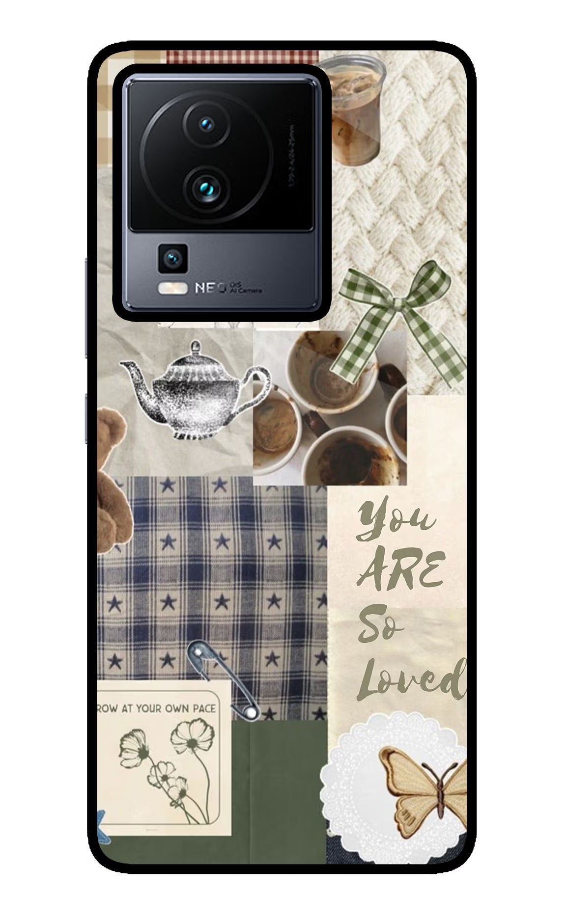 Cookie iQOO Neo 7 Pro Back Cover Glass Case - Hello Swanky