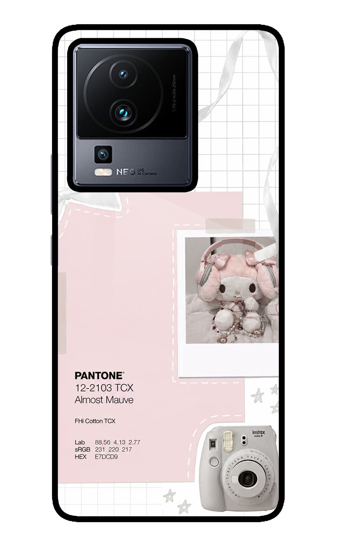 Pantone Asthetic iQOO Neo 7 Pro Back Cover Glass Case - Hello Swanky