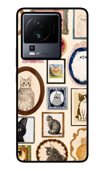 Mirror Cats iQOO Neo 7 Pro Back Cover Glass Case - Hello Swanky