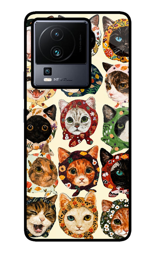 Cool Cat iQOO Neo 7 Pro Back Cover Glass Case - Hello Swanky