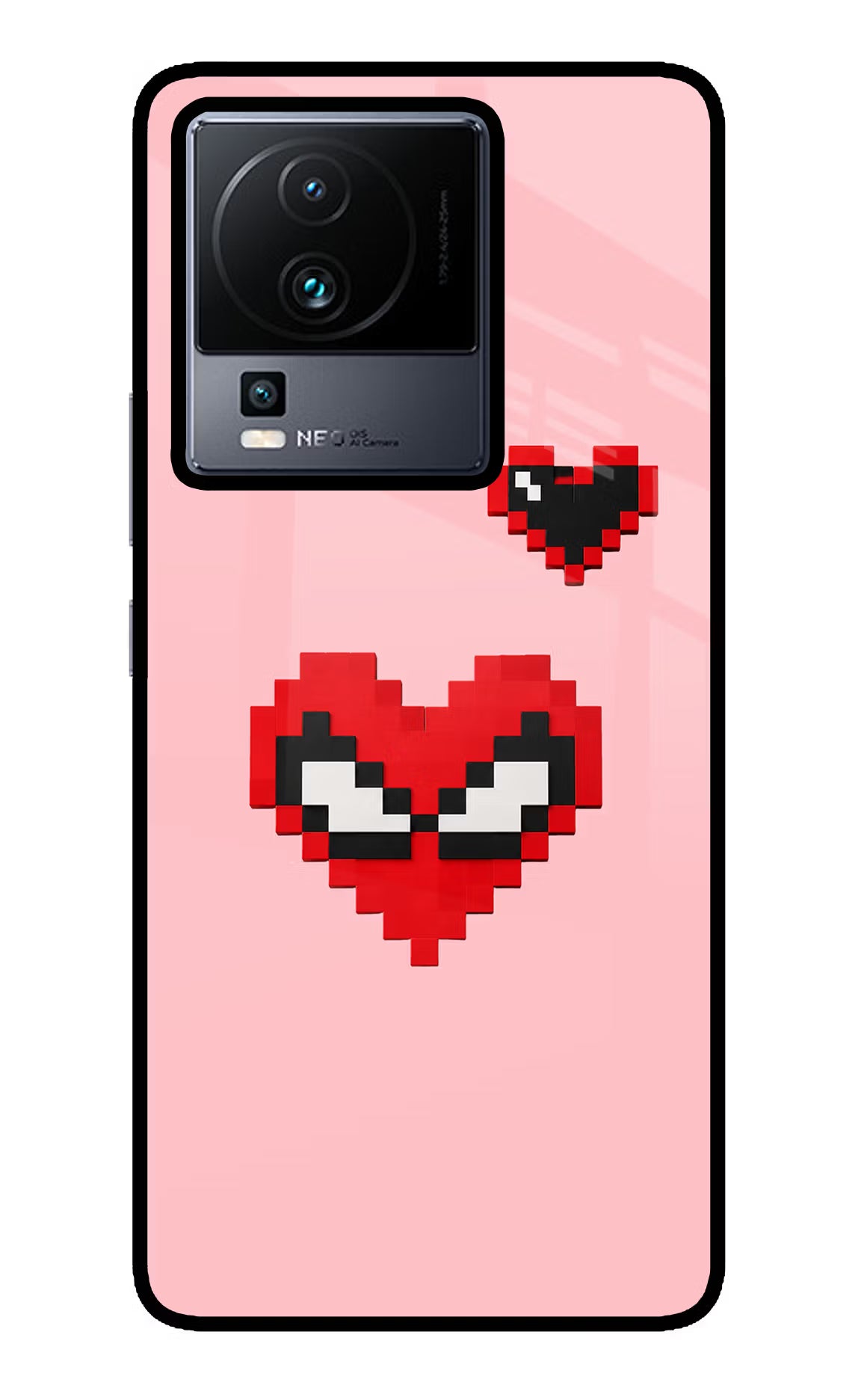 Gwen Heart iQOO Neo 7 Pro Back Cover Glass Case - Hello Swanky