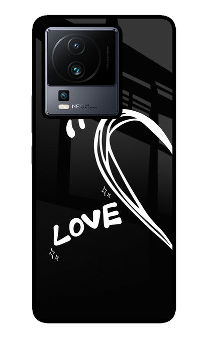 Love Line iQOO Neo 7 Pro Back Cover Glass Case - Hello Swanky