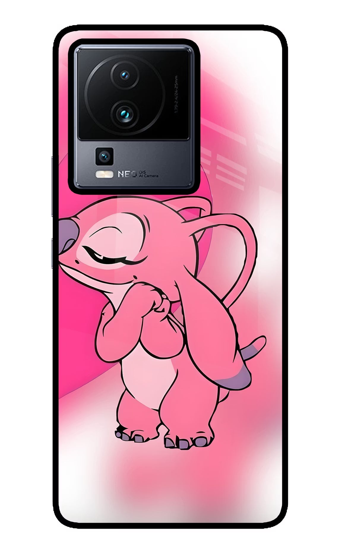 Angel Hug iQOO Neo 7 Pro Back Cover Glass Case - Hello Swanky