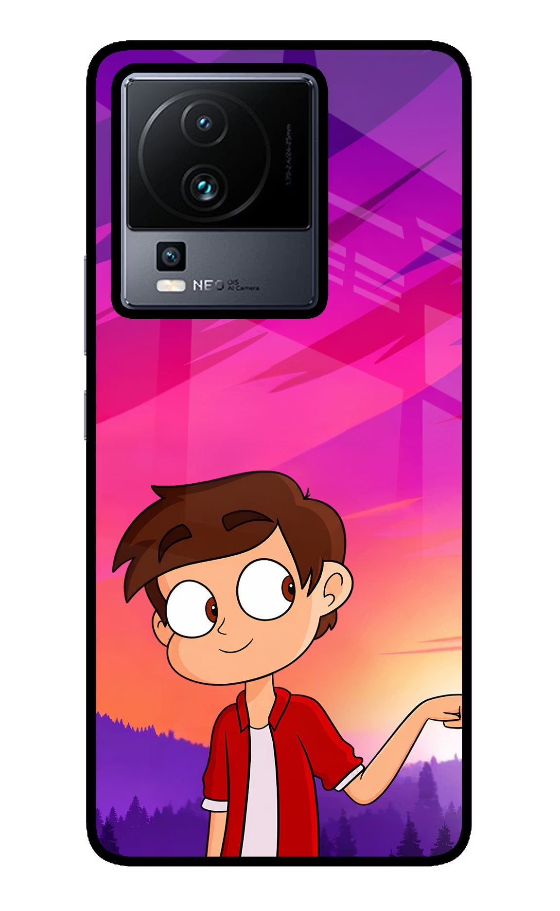 Marco Sunset iQOO Neo 7 Pro Back Cover Glass Case - Hello Swanky