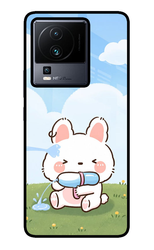 Bunny Treat iQOO Neo 7 Pro Back Cover Glass Case - Hello Swanky