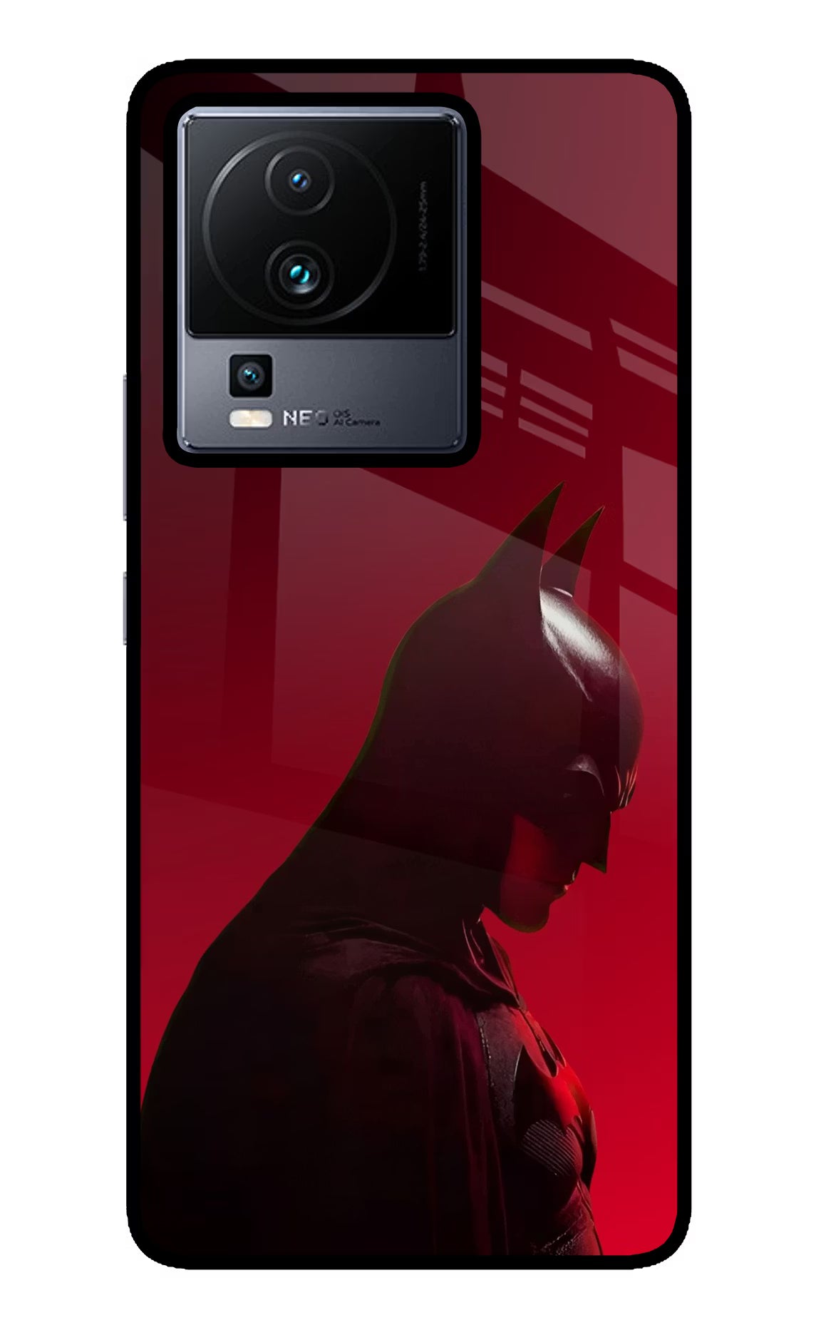 Dark Knight iQOO Neo 7 Pro Back Cover Glass Case - Hello Swanky