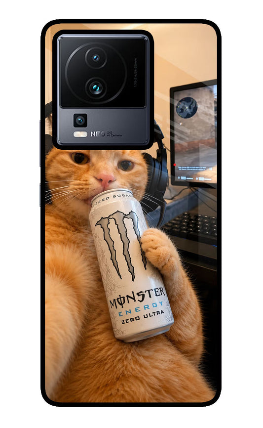 Gamer Cat Energy iQOO Neo 7 Pro Back Cover Glass Case - Hello Swanky