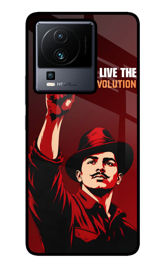 Bhagat Singh Revolution iQOO Neo 7 Pro Back Cover Glass Case - Hello Swanky